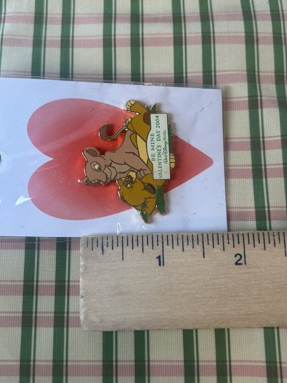 DISNEY Pin WDW SWEETHEART COLLECTION SIMBA AND NALA VALENTINE'S 2004 LE 1500 - Picture 7 of 7